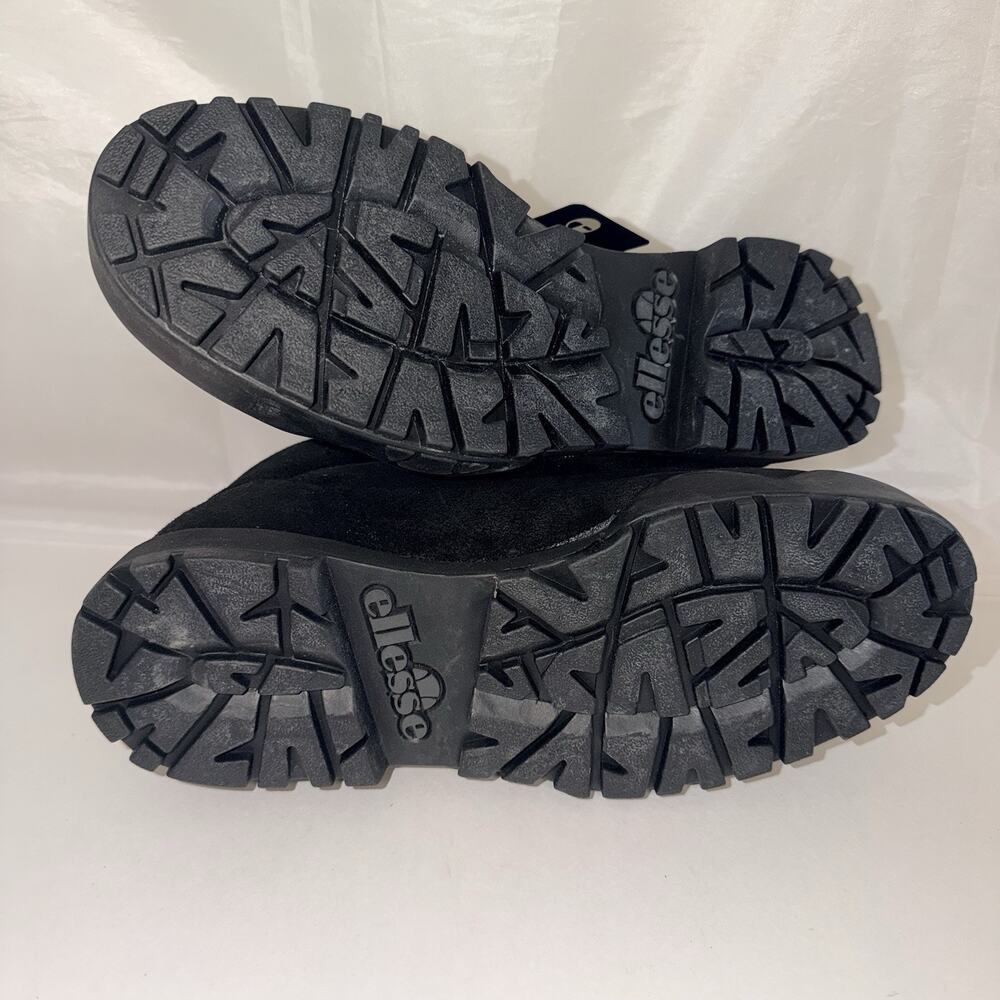 Ellesse Black Suede Leather Hiking Chukka Boots Men’s 8.5M - Picture 8 of 10
